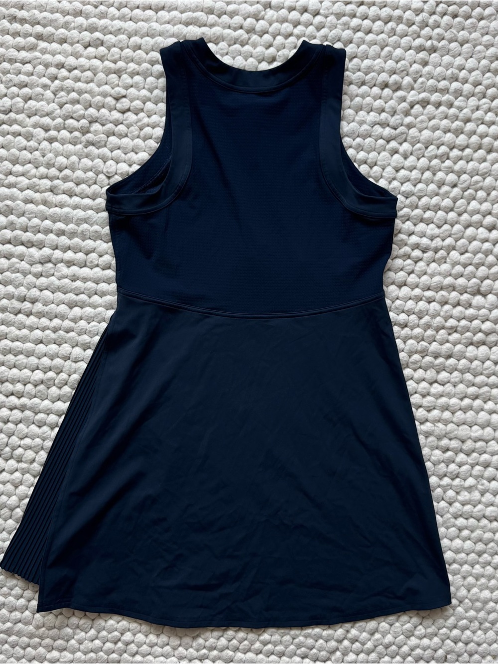 Lululemon Navy Blue Zip-Front Athletic Tank Dress - Picture 4 of 4